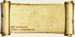 Una Palijić vizit kartica